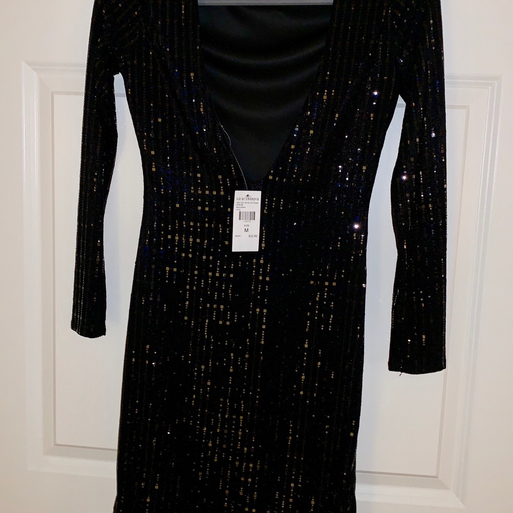 Midi length sequined dress!  Great stretch. - Picture 4 of 7